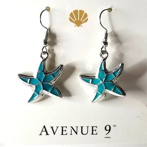 NWT Avenue 9 Sealife "Starfish" Earrings